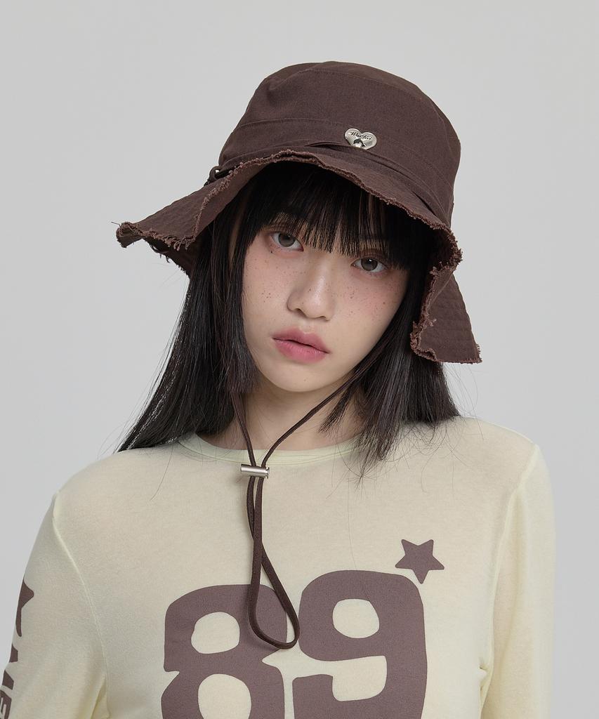WAIKEI Heart Dolphin Safari Hat Brown