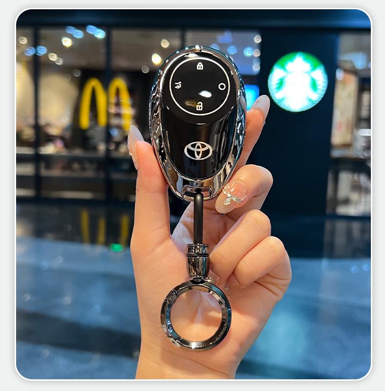 Toyota BZ3X Platinum Key Case with Remote Control Shell for 2025 Models