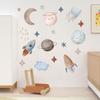 Removable Wall Decal Non Toxic PVC/Fabric/Vinyl Material Home Decoration Space Theme Boys Living Room Bedroom Stickers