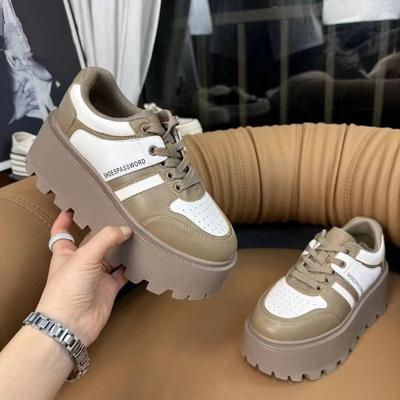 Chaussures de Sport à Plateforme Plates Baskets Féminines Tennis pour Femmes Automne Hiver Décontractées Vulcanisées Noires Harajuku Baskets à Semelle Épaisse