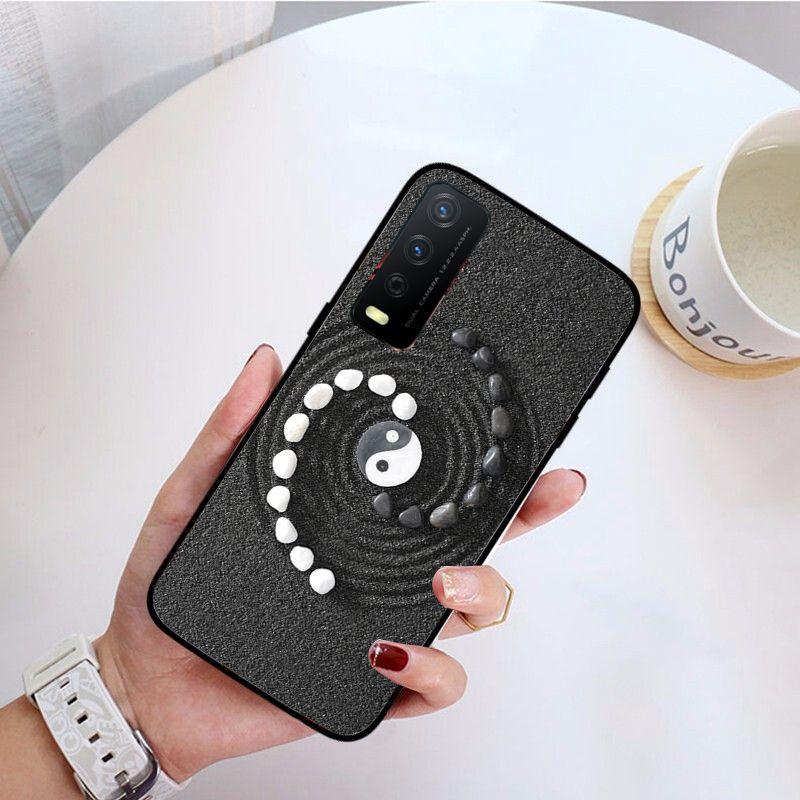Yin yang ryba funda Kryt na telefon Pro vivo Y31 Y30 Y33S Y11S Y12S Y17 Y20 Y20S Y21 Y21S Y1S Y53S Y15 Y19 Y91C V23 5G Pouzdra coque