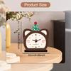 Table Clock Desk Silent Unique Ornament Home Decoration for Bedside Countertop Bedroom