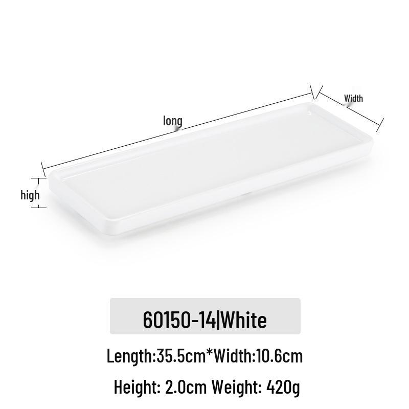 Kaibaiya Melamine Rectangular Sushi & BBQ Tray