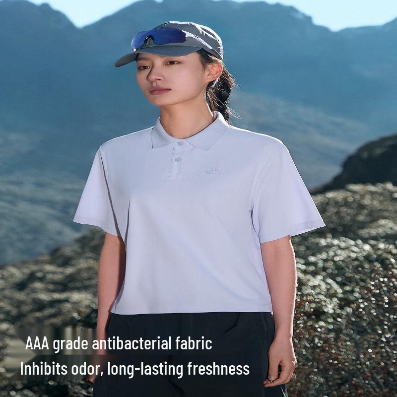 Pelliot Women s Polo Short Sleeve T-Shirt M