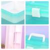 Plastic Storage Box with Tray Nail Art Organizer Toy Storing and Organising Case