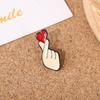 Hand-Herz-Geste Emaille-Pins Benutzerdefinierte Gebärdensprache Anstecknadeln Reversabzeichen Schmuck Geschenk Für Liebhaber