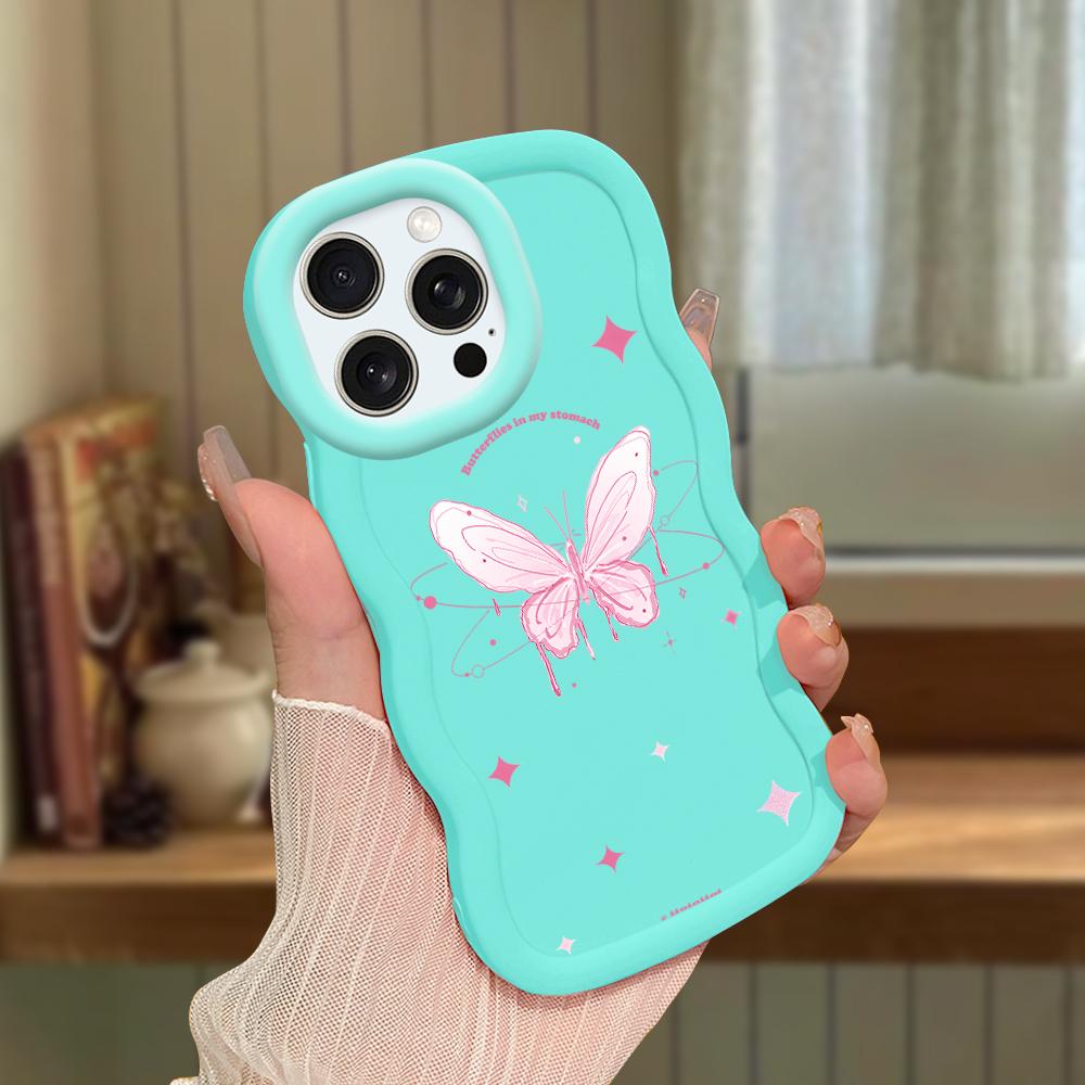 Big Wave Edge Miękki silikonowy materiał Macaron Etui na telefon Odporne na wstrząsy Ochronne gumowe etui na iPhone'a Samsunga Huawei Honor Xiaomi Redmi OnePlus Moto