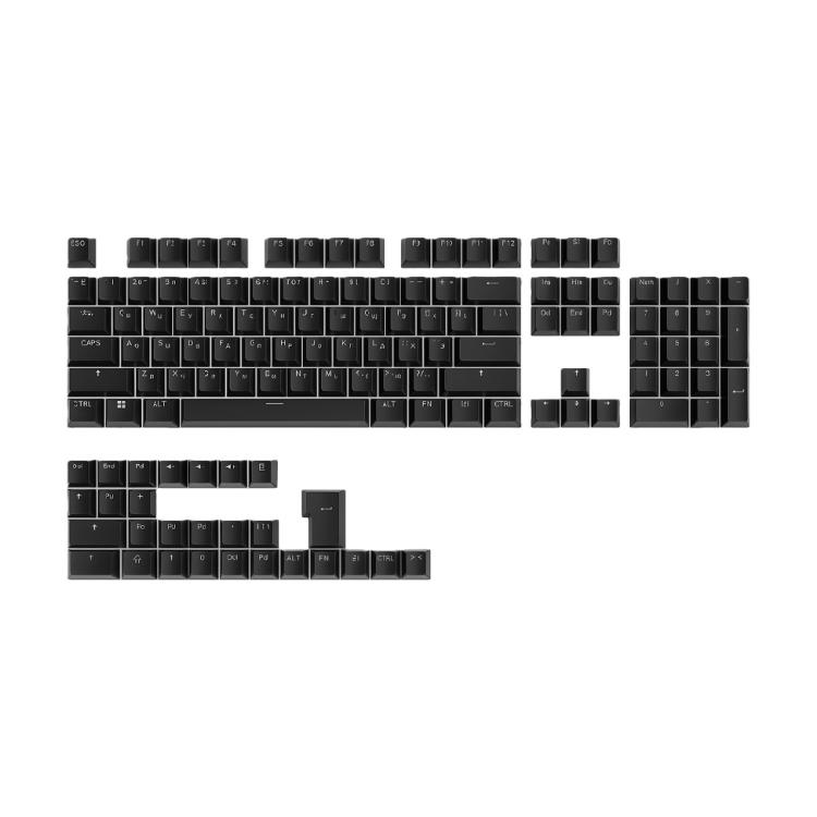 

Mechanical Keyboards Keycaps OEM Profile 104Keys Russian ABS Backlit Keysaps for 61/64/68/84/87/96/98/100/104 чорний