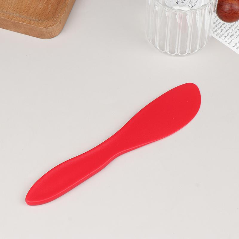 1Pc Cookie Pastry Scraper Durable Pp Plastic Multi Purpose Red Cake Dessert Butter Spatula Diy Kitchen Baking Tools