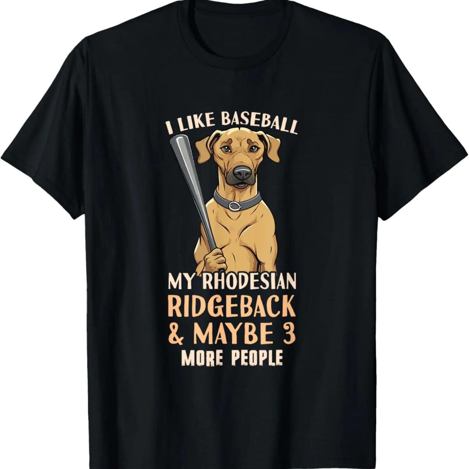 

Rhodesian Ridgeback Dad Outfit & Ridgeback Baseball T-Shirt XXXXXL чорний