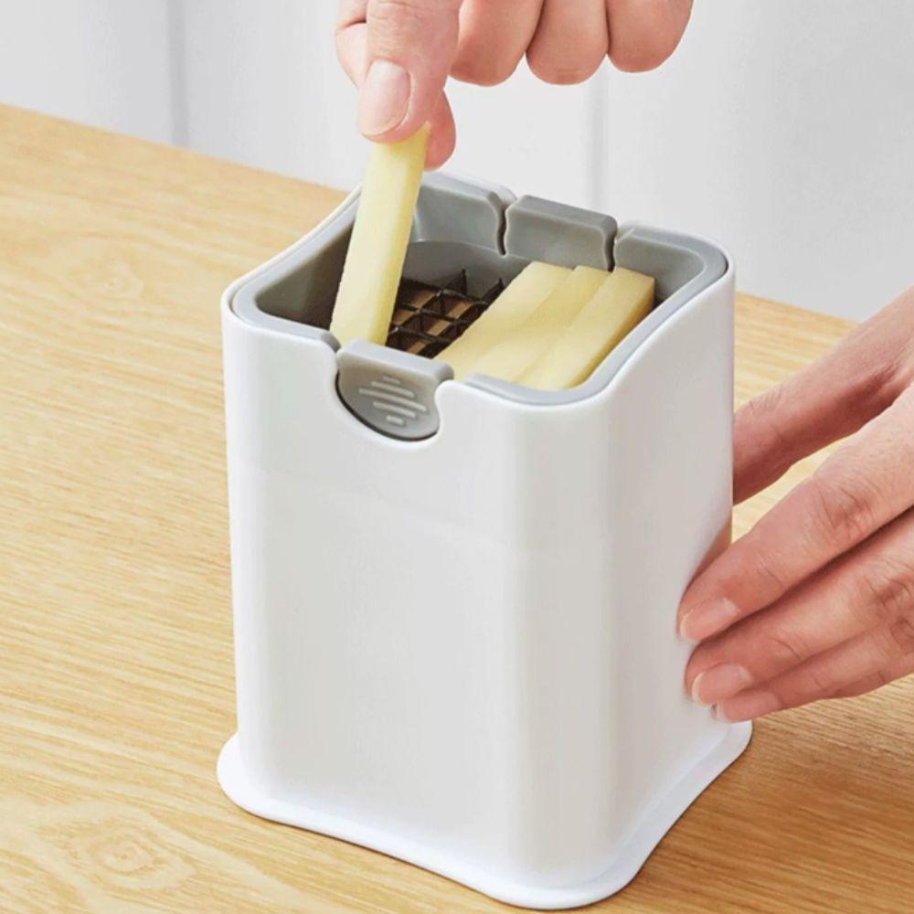 Kitchen Gadget Quick Cut French Fry Cutter Efficient Hand Press Potato Slicer Effort-saving Household Vegetable Cutter Carrot