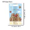 Labubu Capybara Themed Childrens Party Favor Bags With Glitter Handle For Birthday Celebrations
