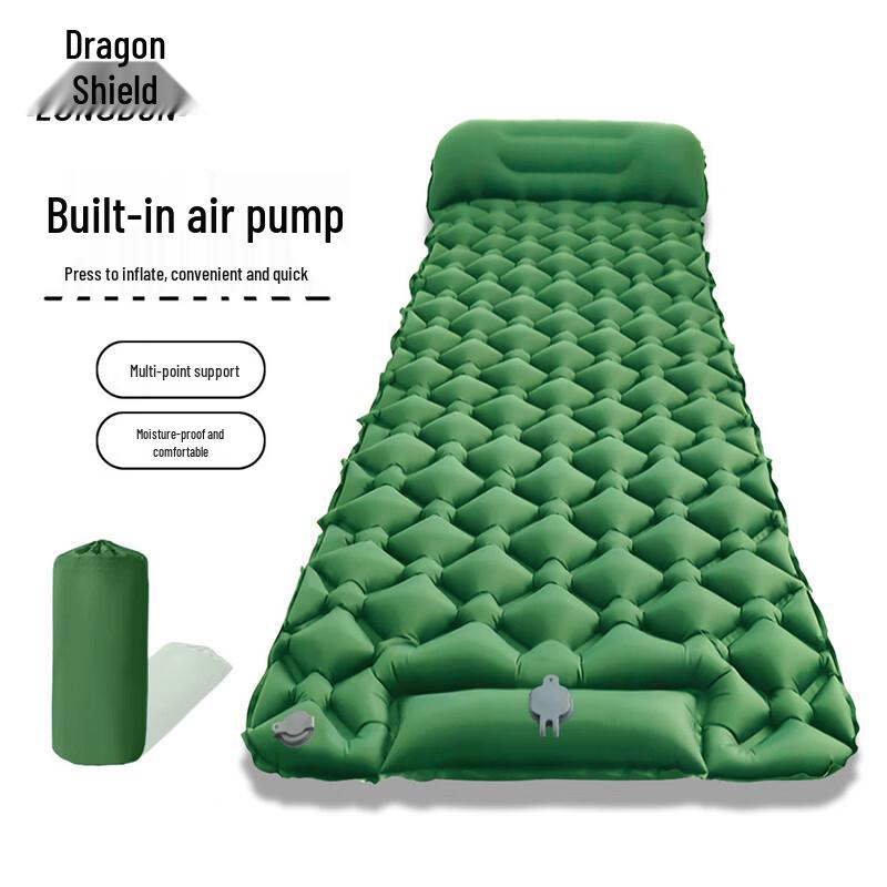 Longdun Outdoor Self-Inflating Camping Sleeping Pad with Built-in Pump