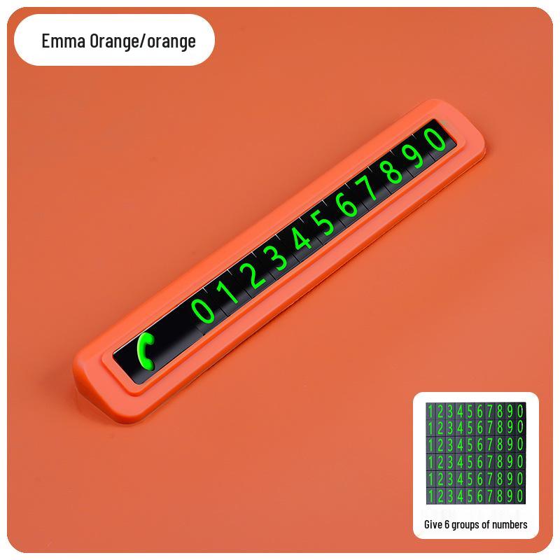 Luminous Creative Temporary Parking Card for Oshan Models: X70A, Z6, X5, Keshang, X7PLUS