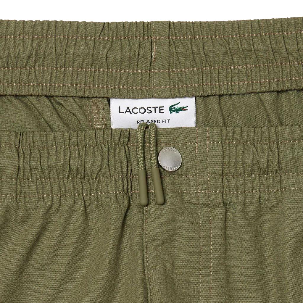 Lacoste Mens Poplin Relaxed Fit Shorts