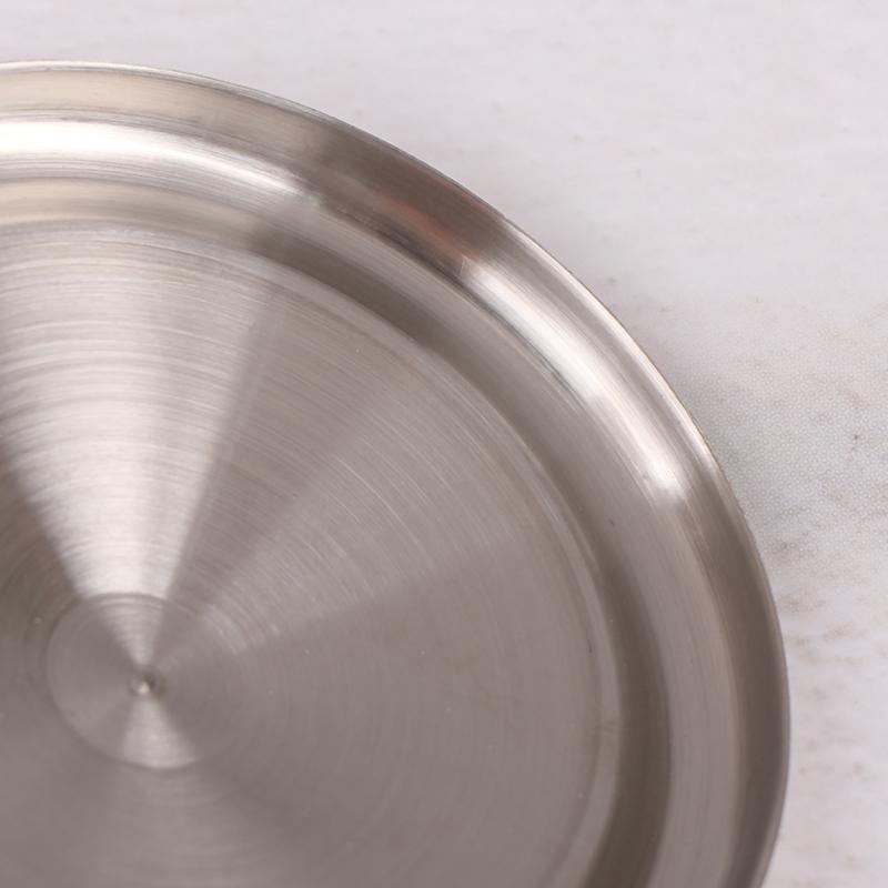 7.5/14Cm Stainless Steel Leak Proof Cup Lids Durable Dust-Proof Mug Cover Drink Cup Lid Kitchen Fresh Keeping Cover