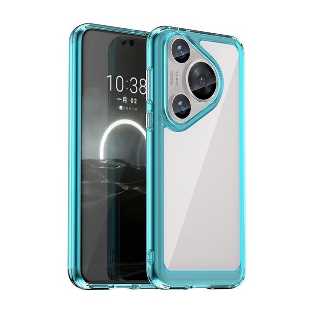 For Huawei Pura 70 Pro Case Huawei Pura 70 Pro Plus Ultra Cover Shockproof Hard PC Luxury Silicone Protective Phone Back Cover For Huawei Pura 70