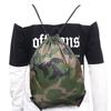 Shoes Clothes Storage Thicken Backpack Oxford Bag Camouflage Drawstring Bag Portable Sports Bag