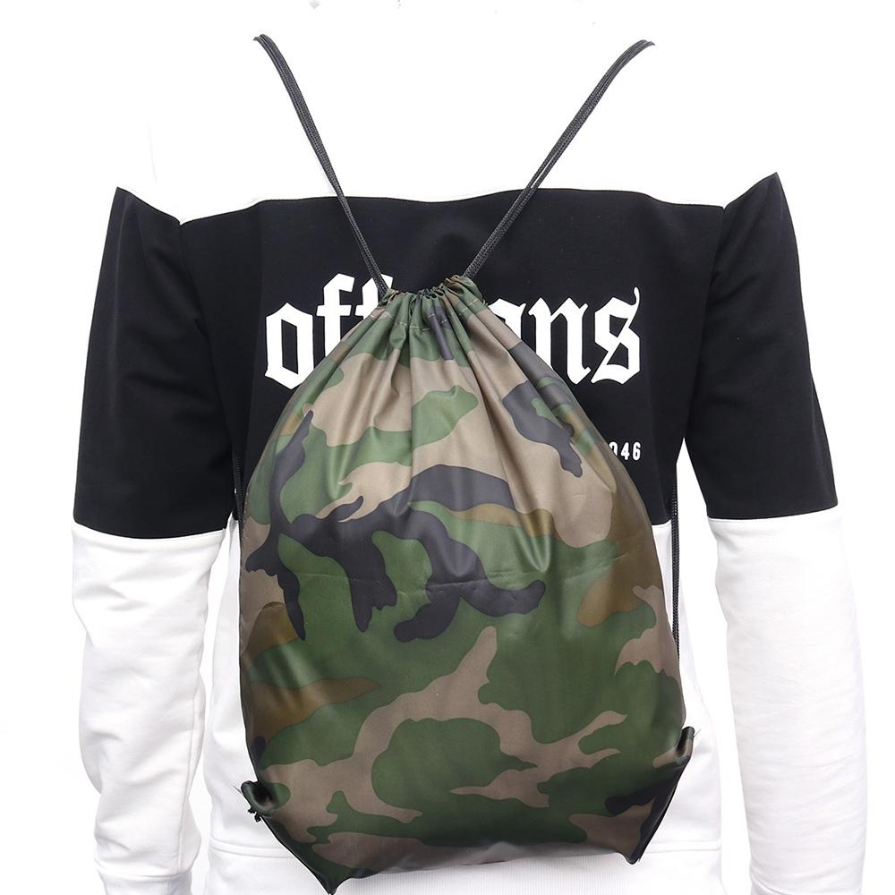 Shoes Clothes Storage Thicken Backpack Oxford Bag Camouflage Drawstring Bag Portable Sports Bag