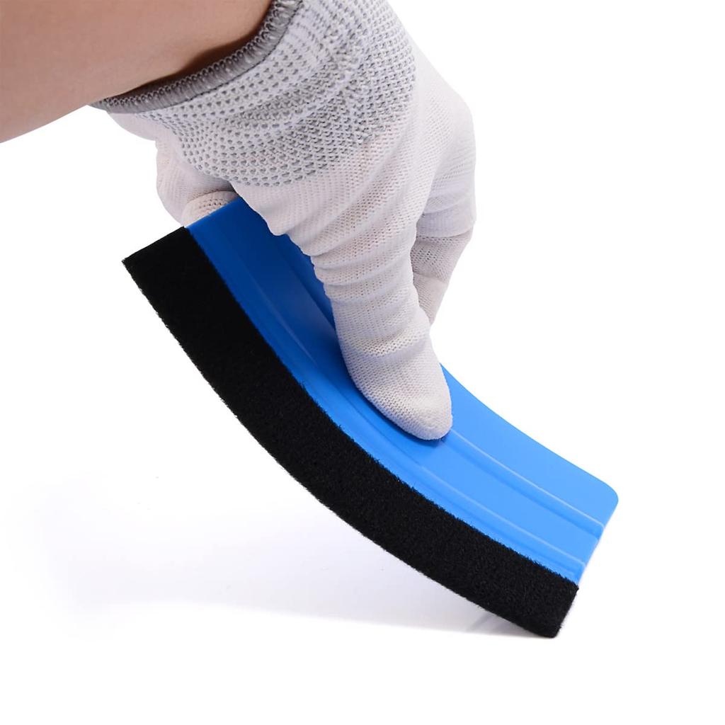Cluoling Car Wrapping Car Film Application Squeegee Spatula Installation Kit, Carbon Sheet, Car Exterior