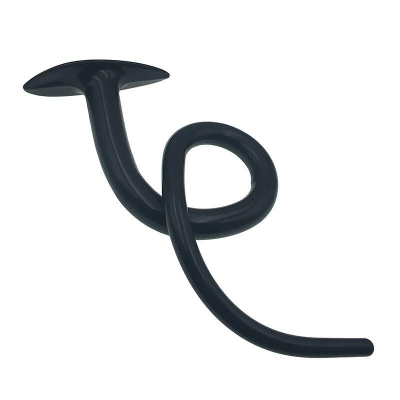 Butt Plug Anal Expander Erwachsene Sex Spielzeug Masturbation Schwarz Dildo Fisting Slave Strap auf Penis
