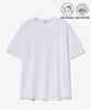 YALE [Premium Cotton] Reporter Cotton Short Sleeve T-Shirt White