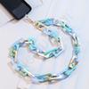 ins design long color acrylic neck mobile phone chain fashionable and convenient mobile phone chain