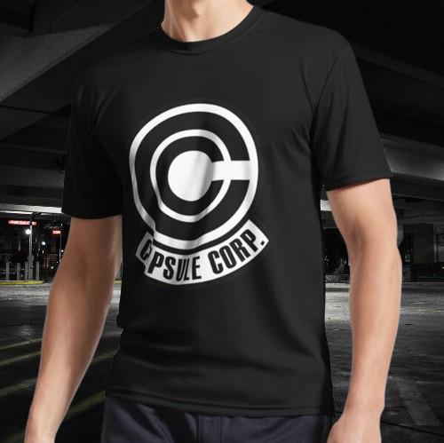 Capsule corp original Logo Active T-Shirt Mens Womens Tees Top Funny Size S to 5XL L