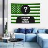 1pc Personalized Photo Customized American Flag Tapestry, Room Decoration Banner Tapestry Customized for Family, Pets, Idols