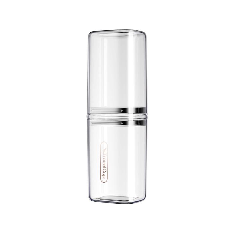 Portable Travel Wash Set: Toothbrush Holder, Mouthwash Cup & Wash Bag for Men and Women