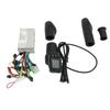 36V 48V 350W 13A Electric Bicycle Controller with LCD Display 128DX Half Twist Throttle Grip for Bicycle