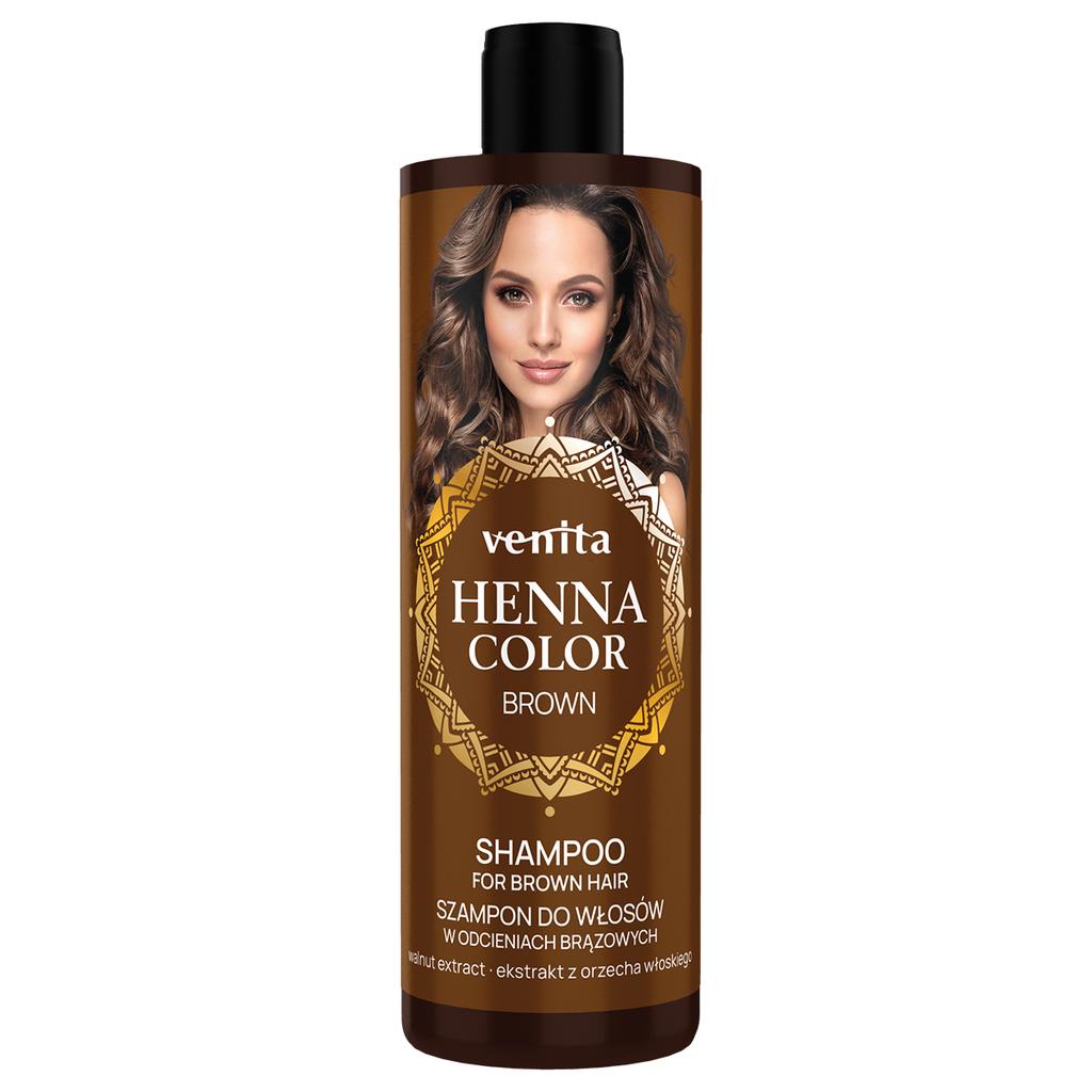 Venita Henna Color Shampoo for Brown Shades, 300ml