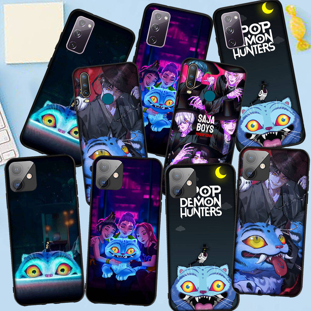 Handyhülle für iPhone 17 16 15 Plus X Huawei P30 P20 Lite Redmi Note 14 12 11 13 Pro Max OPPO A60 A80 A40 A18 Rumi KPop Dämon Jinu Tigerjäger Hülle