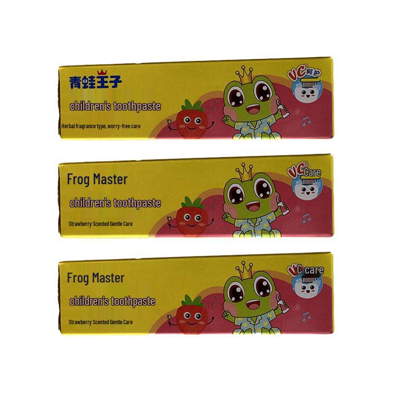 Frog Prince Strawberry Toothpaste (3-Pack)