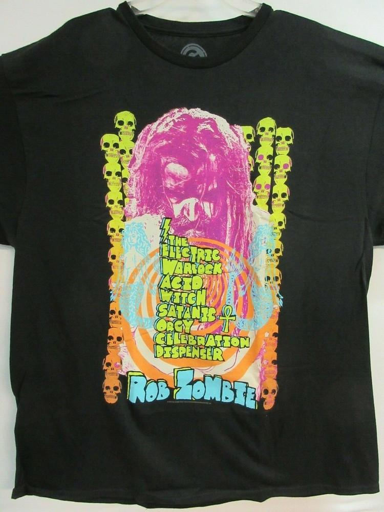 ROB ZOMBIE OFFICIAL MERCH ACID WITCH 2016 BAND CONCERT MUSIC 2XL / XXL Unisex T-Shirt XL