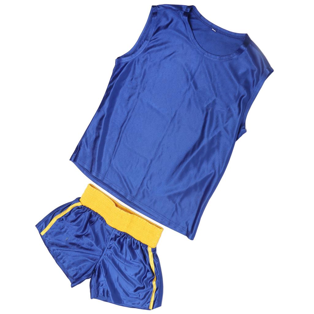 Uniforme da Boxe per Bambini Vita Elastica Sanda Mauy Thai Tuta da Allenamento Outfit per Competizione