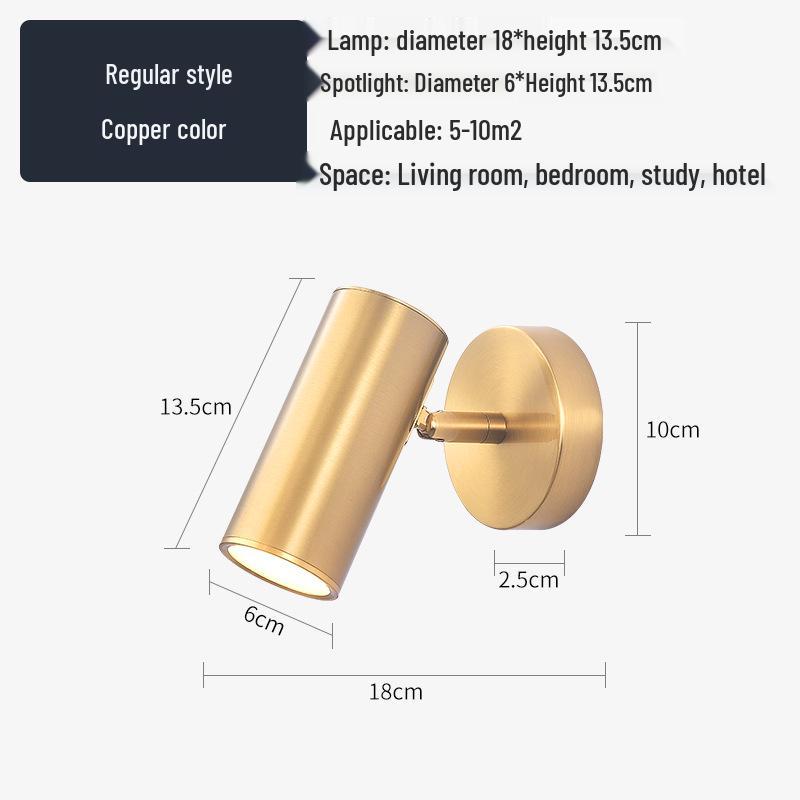 

Ретро Настенный светодиодный светильник с поворотным кронштейном для спальни и отеля 5W Warm Light