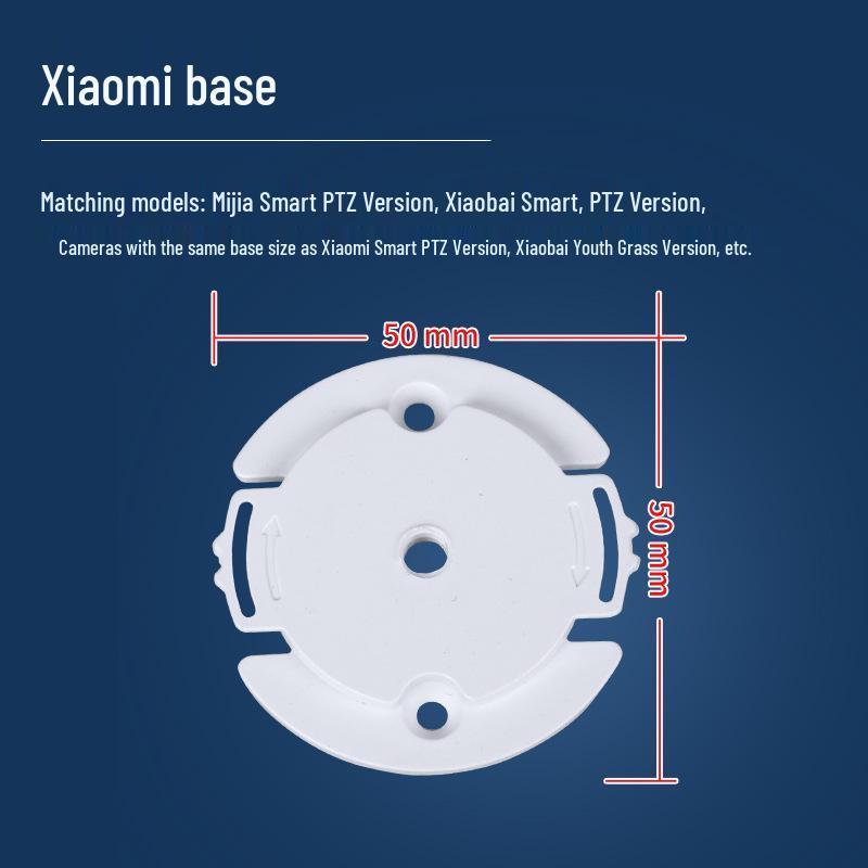 Bohrloser Überwachungskamera-Halter für Xiaomi-, Chuangmi-, Xiaoyi-, Huawei-, Lechange-, Qiaoan- und Yingshiyun-Kameras