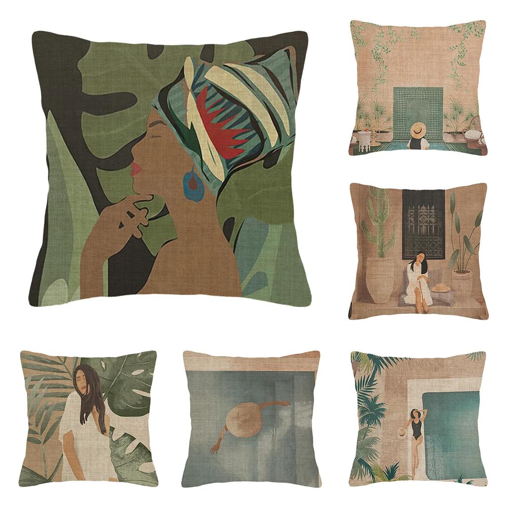 Decorative Cushion for Home Living Room Decor Throw Pillowcase Pillow Cover 45*45 40x40cm 60x60cm 45x45cm 50x50cm Persia Retro