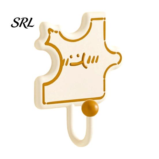 Decorative Hooks for Hanging Spatulas Cartoon Puzzle Key Hook, Heavy Duty Traceless Plastic Wall Hanger, Hangers Space Saving Self Adhesive