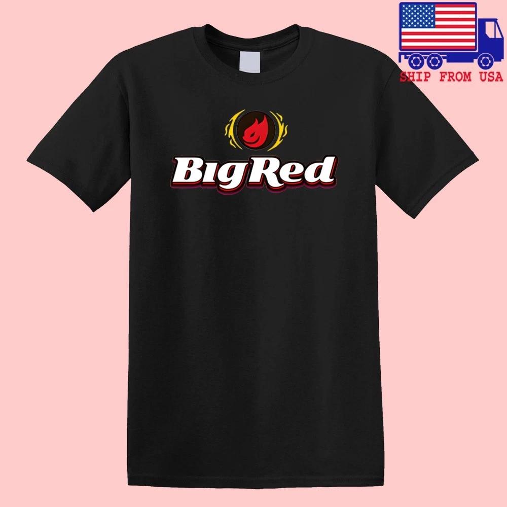 Big Red Gum Cinnamon Men s Black Size S-5XL XL
