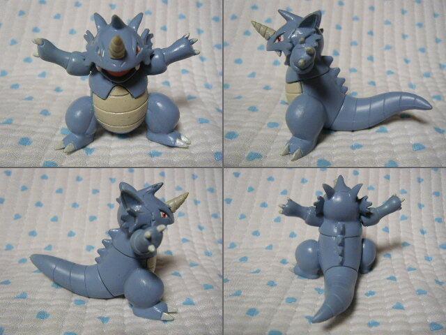 TAKARA TOMY 3D Encyclopedia 8 Figures Production Pokémon Pokémon Vol. (2 Figures) [Rhyhorn & Rhydon] @Early