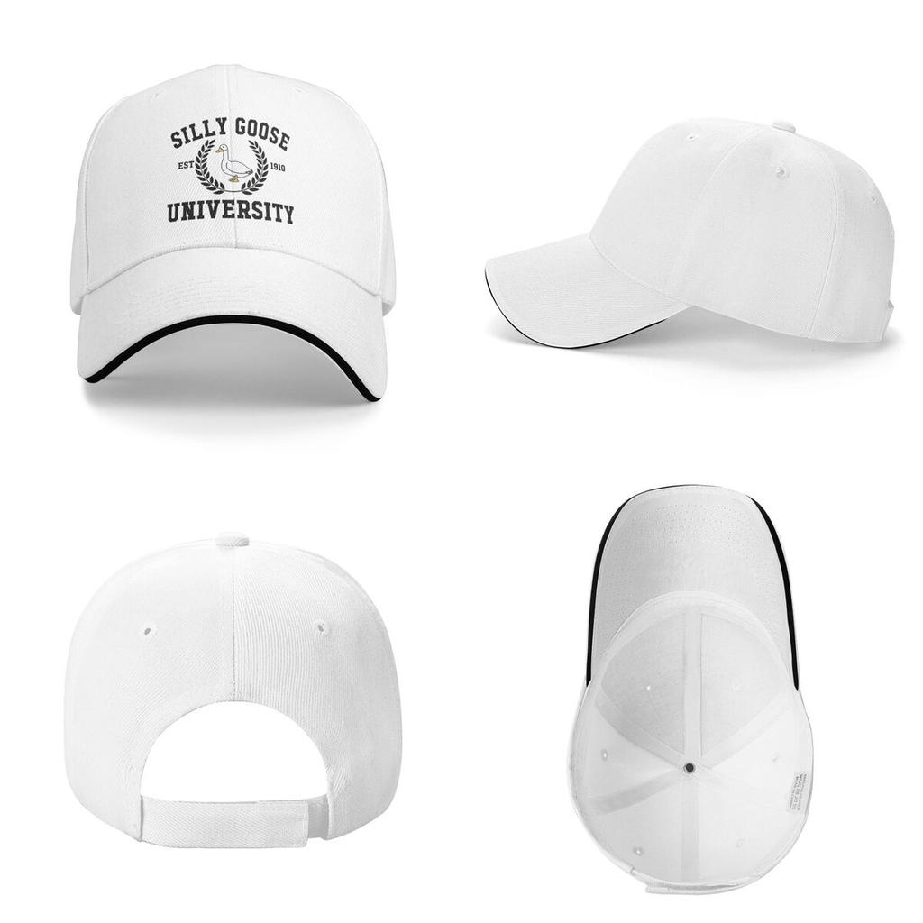 Unisex Baseballkappen Silly Goose University Lustiges Logo Outdoor Streetwear Sommer Sport Baseballkappen Hip Hop Kappe Casquette Hüte