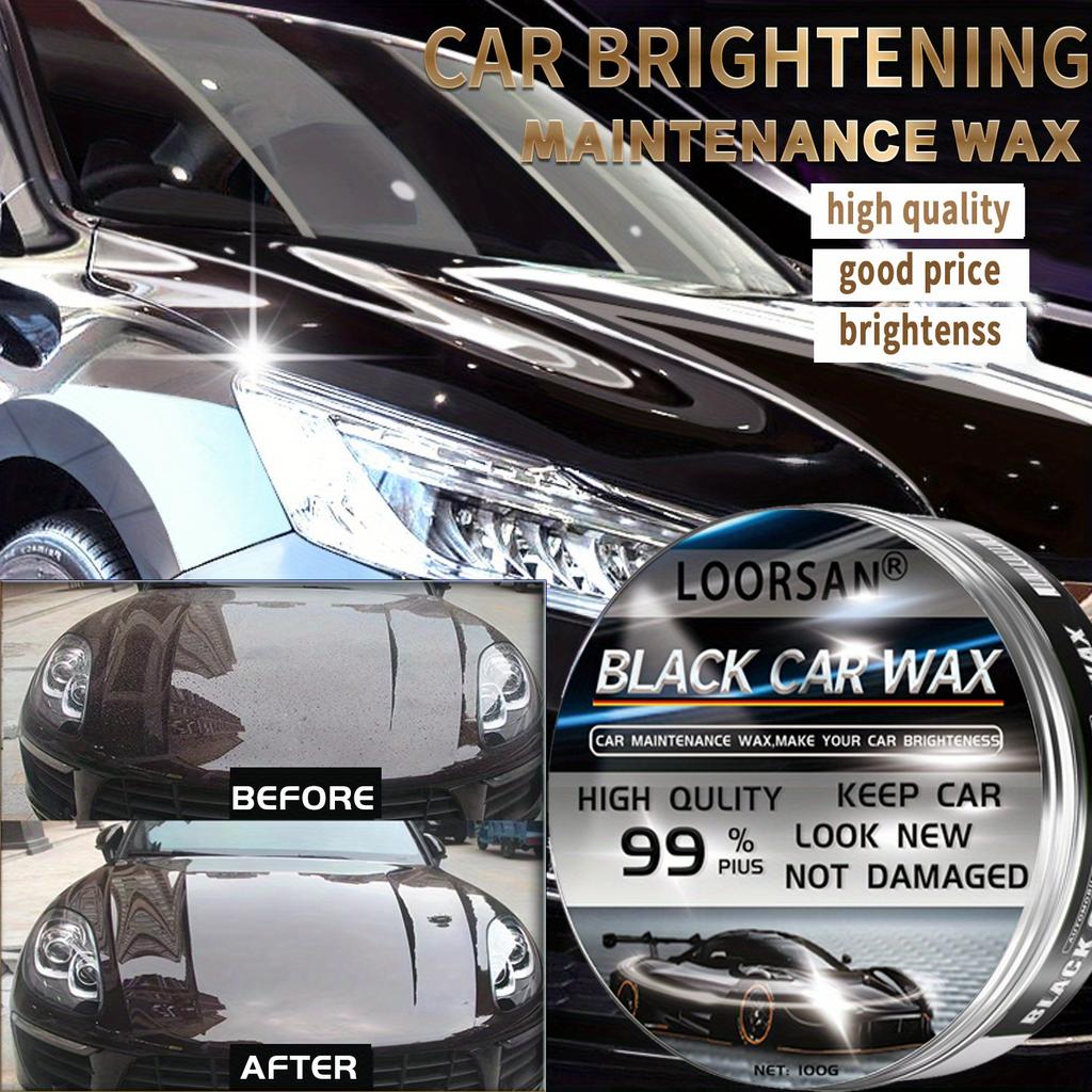 Car Wax Is Used for Cleaning,brightening,scratch Resistant,and Polishing Black Car wax.It Is Electroplated and Waxed with a Spon