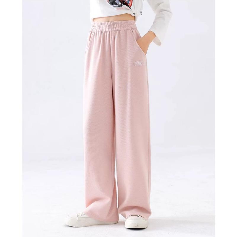 

Штани для дівчаток Дитячі весняно-зимові широкі штани Повсякденні спортивні штани Дитячий одяг 140