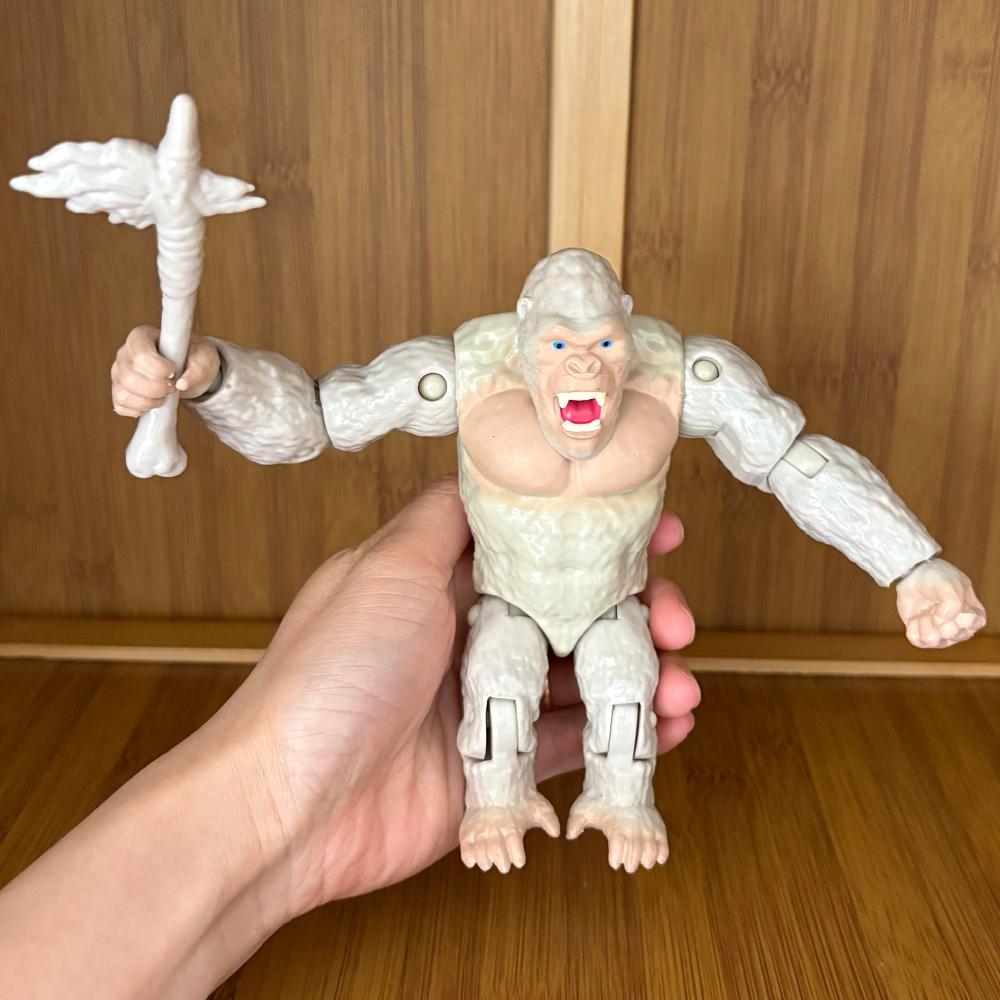 KING KONG Gorilla Actionfigur Sammlungsmodell Spielzeug Gelenkige Gelenke Bewegliche Vinylfigur Puppe Kindergeschenk brown