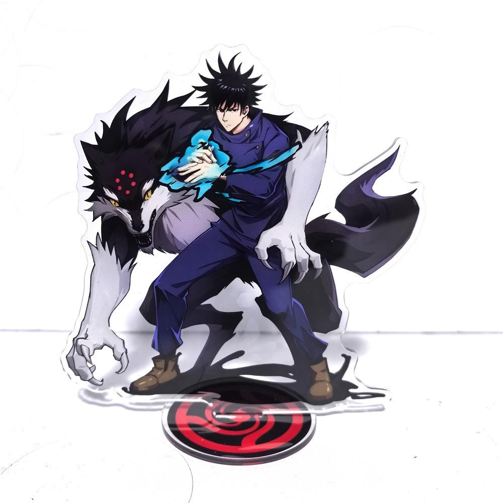 

Jujutsu Kaisen Чосо Сатору Годжо Фушігуро Тоджі Гето Сугуру Акрилова Модель Стенду Каваї Мультфільм Інумакі Тоге Декор для Столу