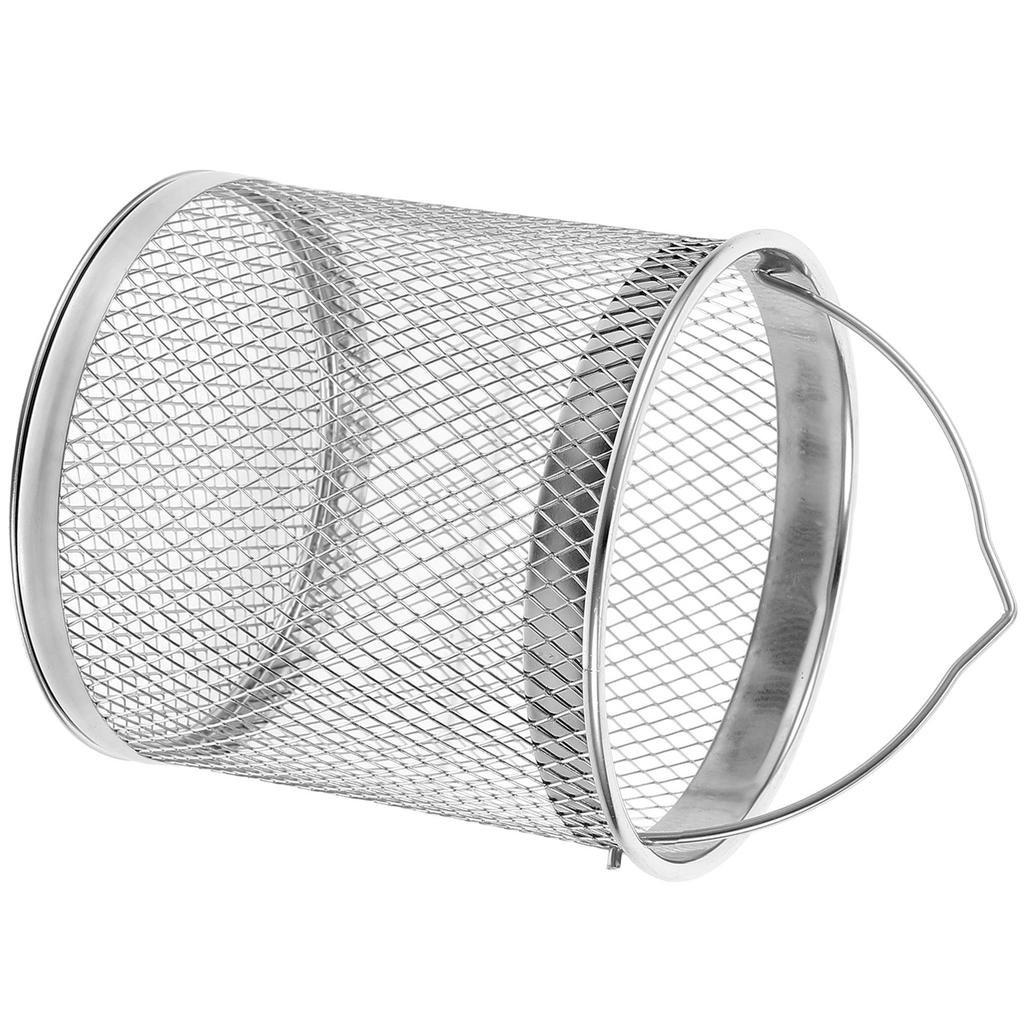 Oil Container Mesh Filter Sturdy Stainless Steel Pot Screen Strainer Replacement Grease Pot Mesh Strainer for Kitchen