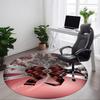 1 Stück Schleifenband Dekorationen Stuhl Teppich für Büro, Rutschfest, Weicher und Langlebiger Büroteppich zur Dekoration, Perfekt für Büro yy251229145