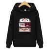 Langermet for menn og kvinner Uformell mote gensere Japansk tegneserie løs hettegenser Komfortabel kreativitet Streetwear